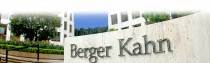 Berger Kahn sign on exterior