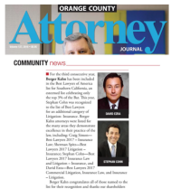 Attorney journal clipping
