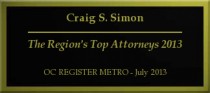 Top attorneys badge