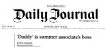 LA Daily Journal clipping