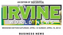 Irvine world news clipping