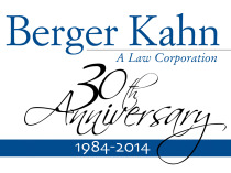 Berger Kahn anniversary graphic